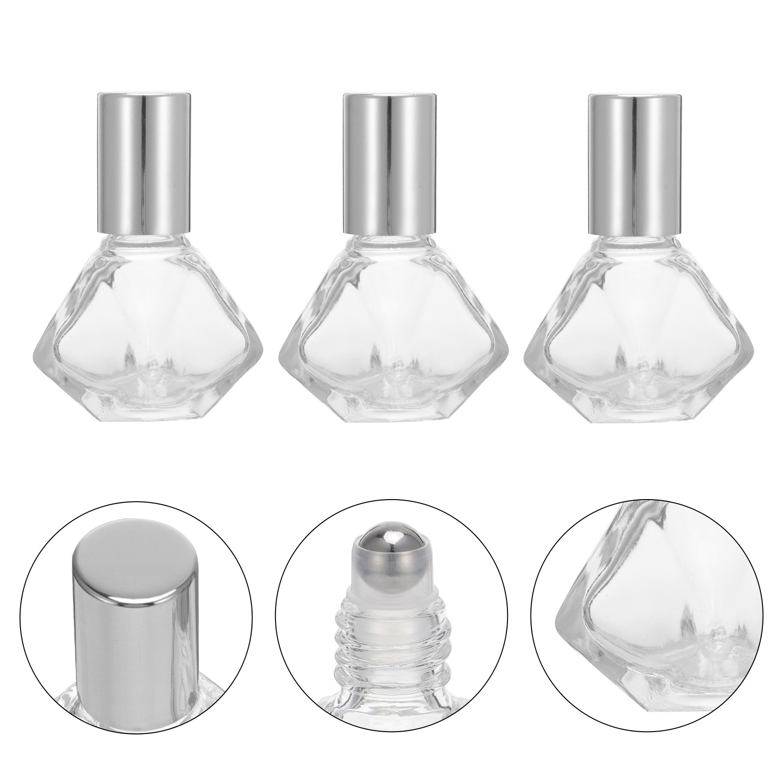 On Perfume & Fragrance Kota Bogor - 12Pcs 8Ml Glass Roll on Bottles