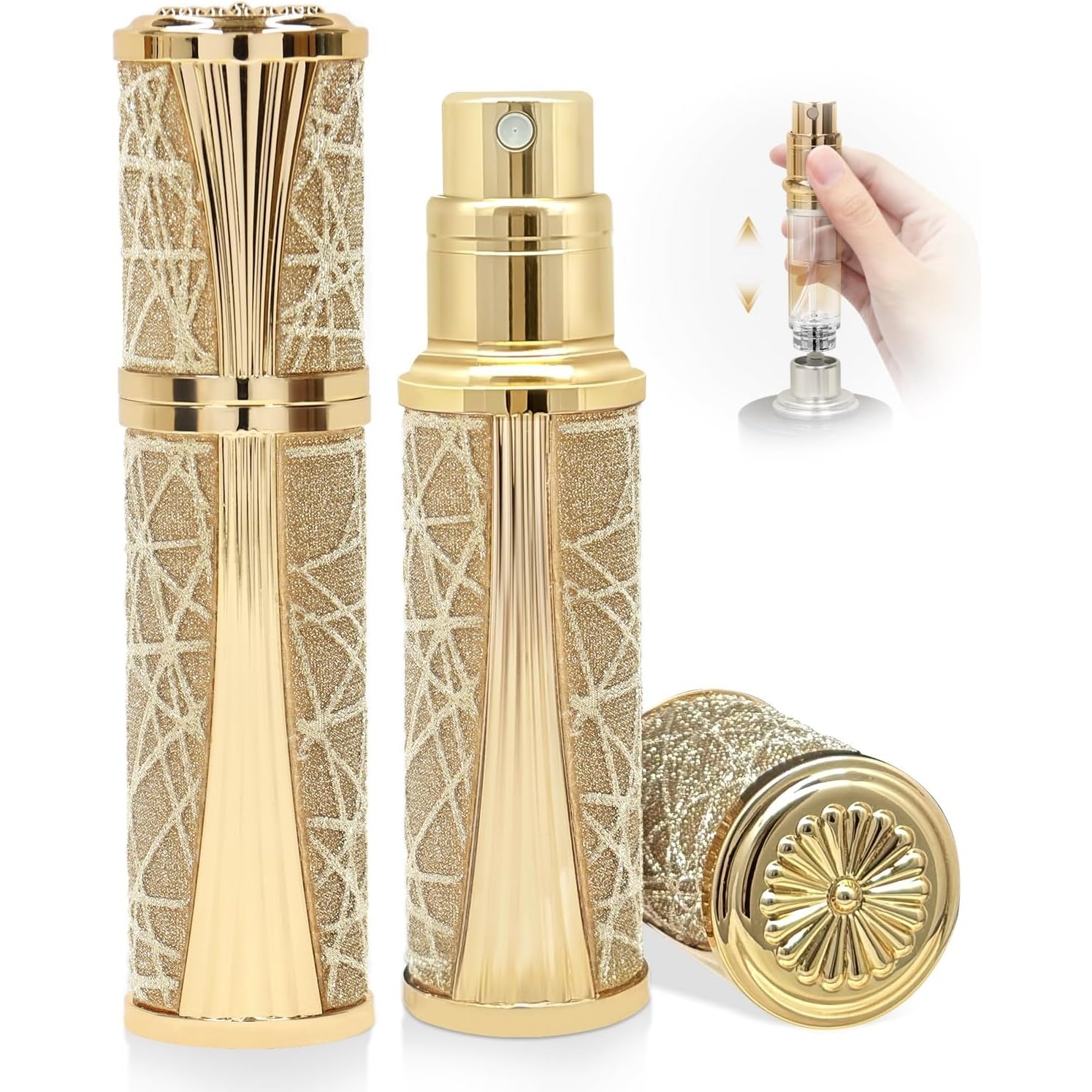 Perfume Fragrance Booster - Perfume Atomiser Travel Bottle Refillable Bottom