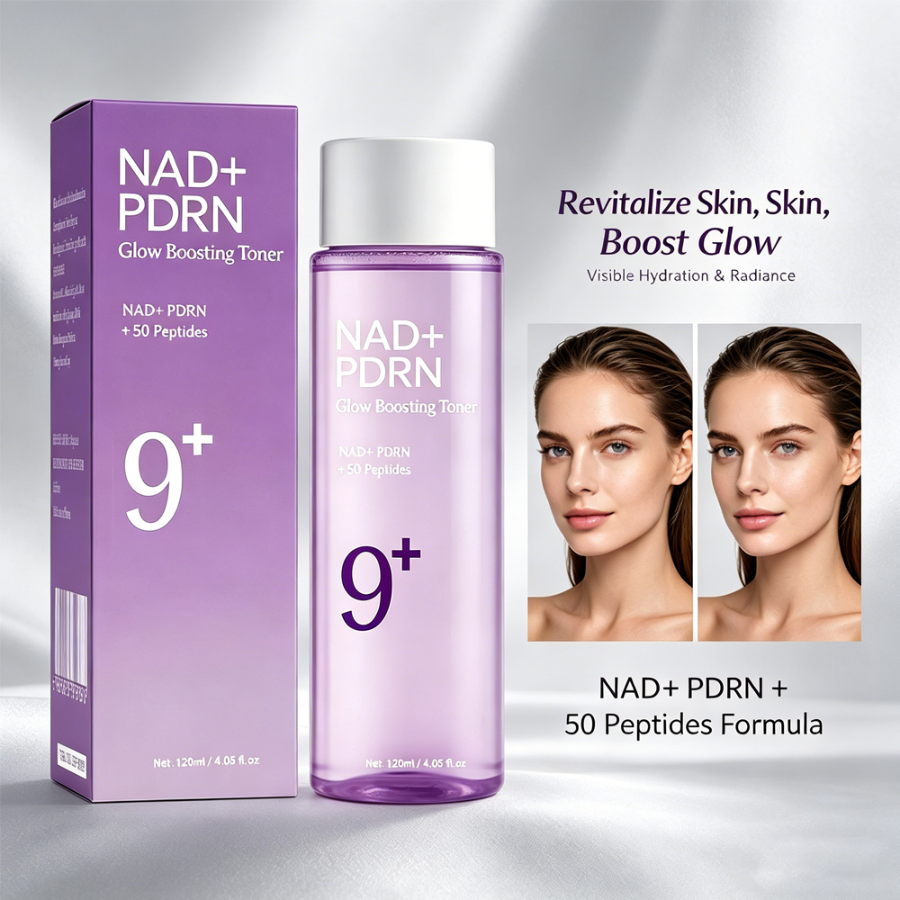 Rose Water Spray - NAD+PDRN Glow Boosting Toner, Firming, Hydrating,