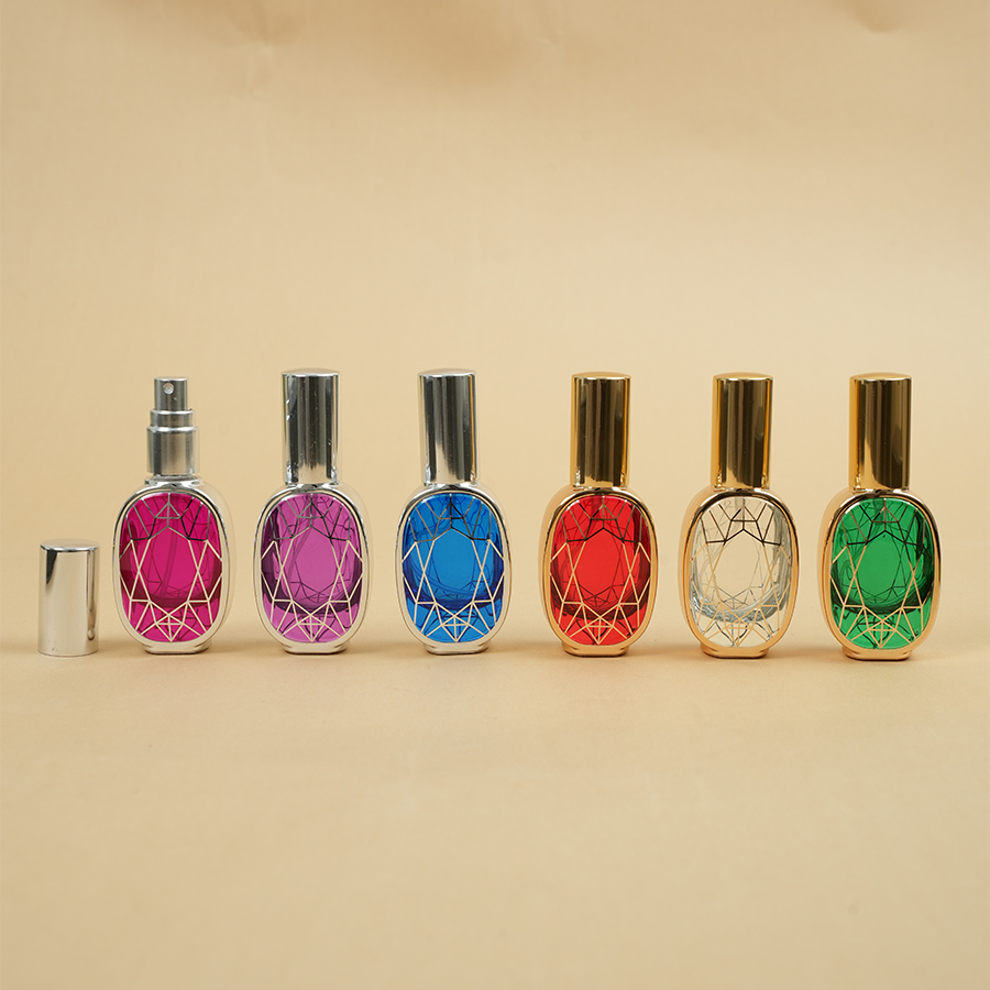 Fragrance Atomizer Pump - High-end cross-border perfume bottles: 10ml gold