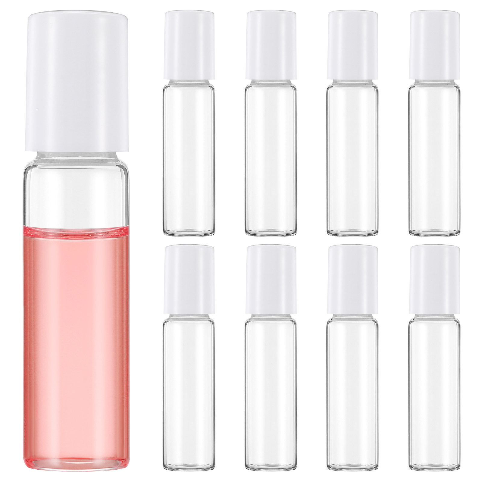 On Perfume & Fragrance Kota Bogor - 12Pcs 10Ml Glass Roller Bottles Empty