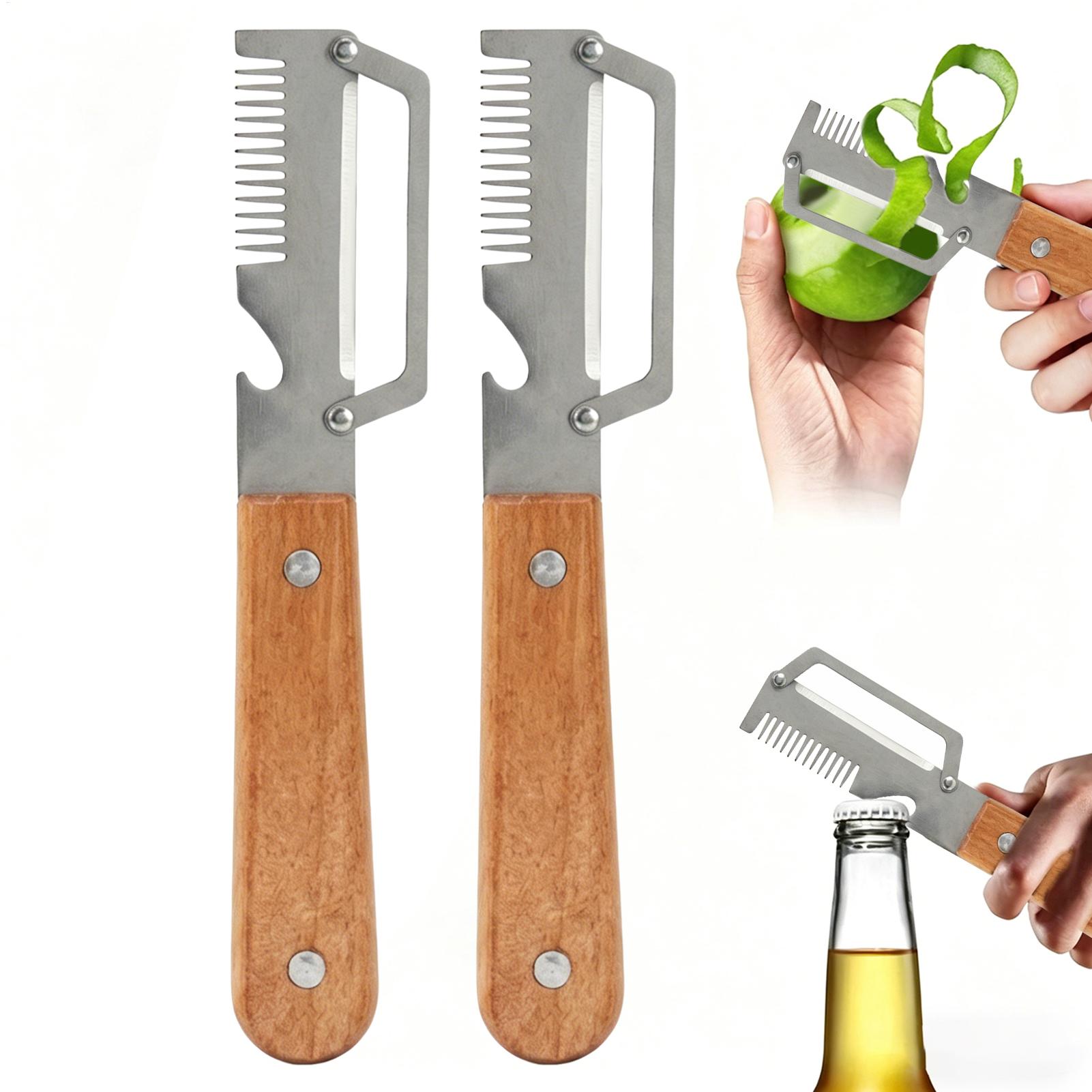 Oud Wood Chip - Vegetable Peelers 2Pcs Stainless steel peeler