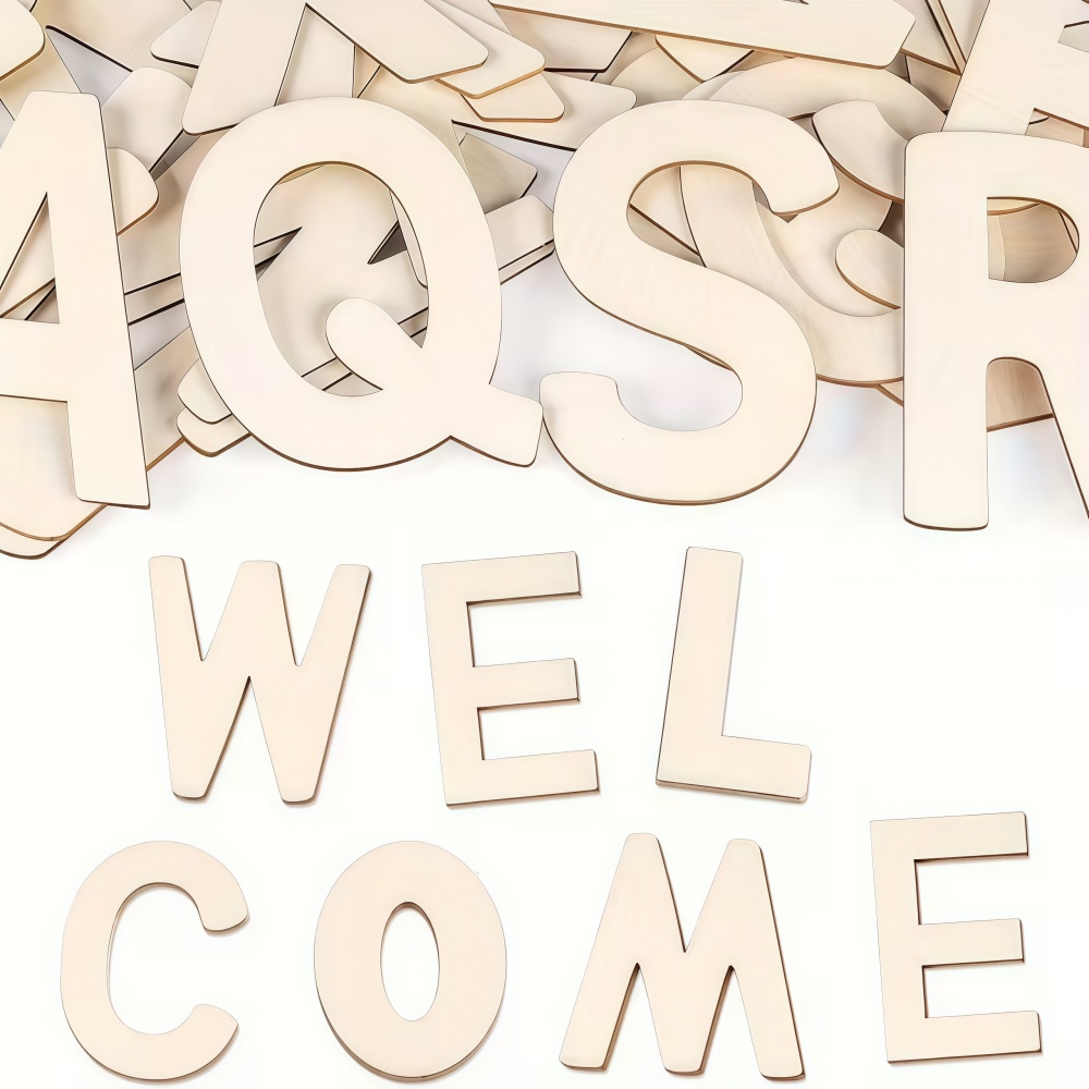 26pcs Designable Wood Letters  – Oud Wood Chip Bewertung und Preis