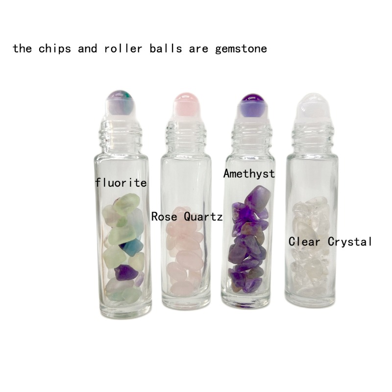 4 PCS Healing Crystal Gemstone – Rose Water Spray Bewertung und Preis