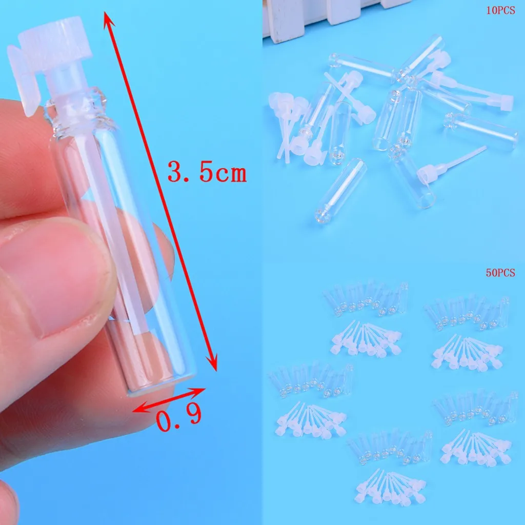 50PCS 1ml Portable Mini Glass  – Perfume Fragrance Lab Bewertung und Preis