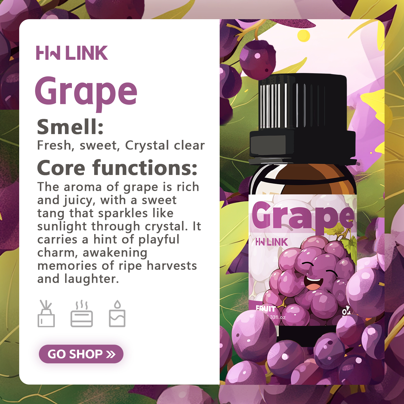 Grape Essential Oil 10ml Perfu – Perfume Fragrance World Bewertung und Preis