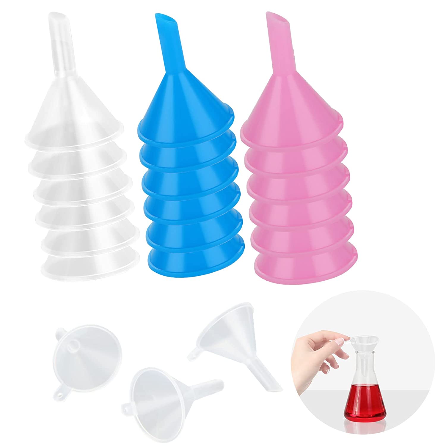 50Pcs Mini Clear Plastic Funne – Perfume Fragrance Lab Bewertung und Preis