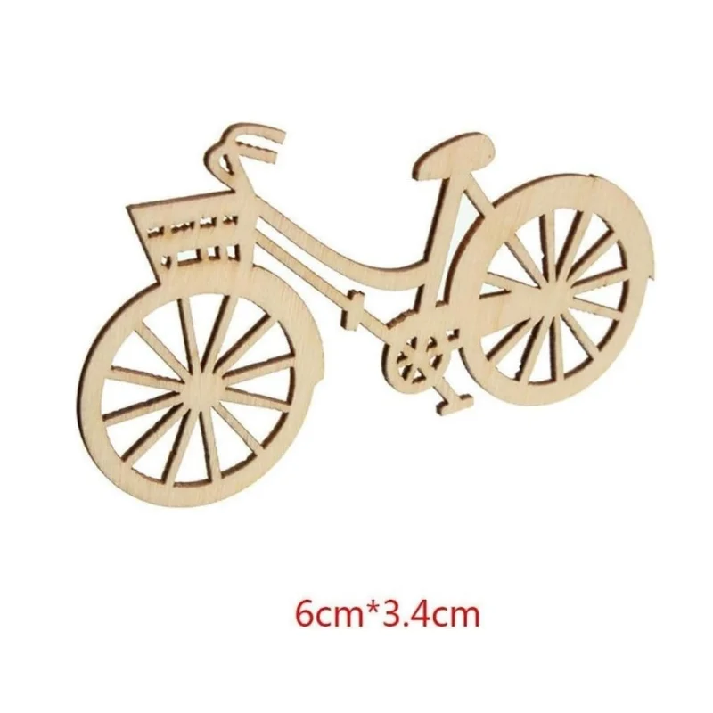 10pcs Wooden Bicycle Ornaments – Oud Wood Chip Bewertung und Preis