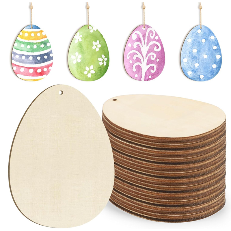 50pcs Unfinished Easter Wooden – Oud Wood Chip Bewertung und Preis
