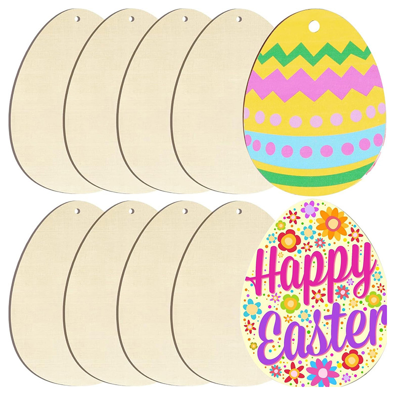 50pcs Unfinished Easter Wooden – Oud Wood Chip Bewertung und Preis