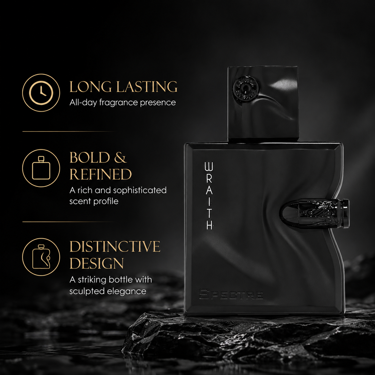 Sculpted Black Bottle Men Eau  – Perfume Adrien Fragrance Bewertung und Preis