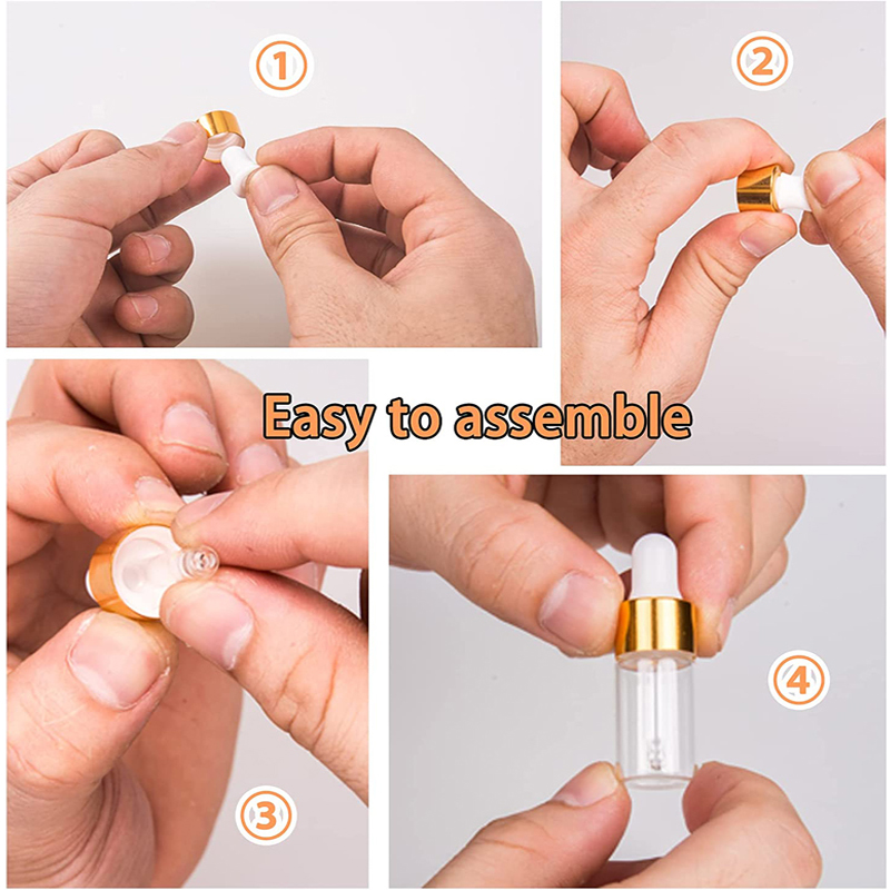5Pcs 1ml/2ml/3ml/5ml Empty Gla – Perfume Fragrance Booster Bewertung und Preis