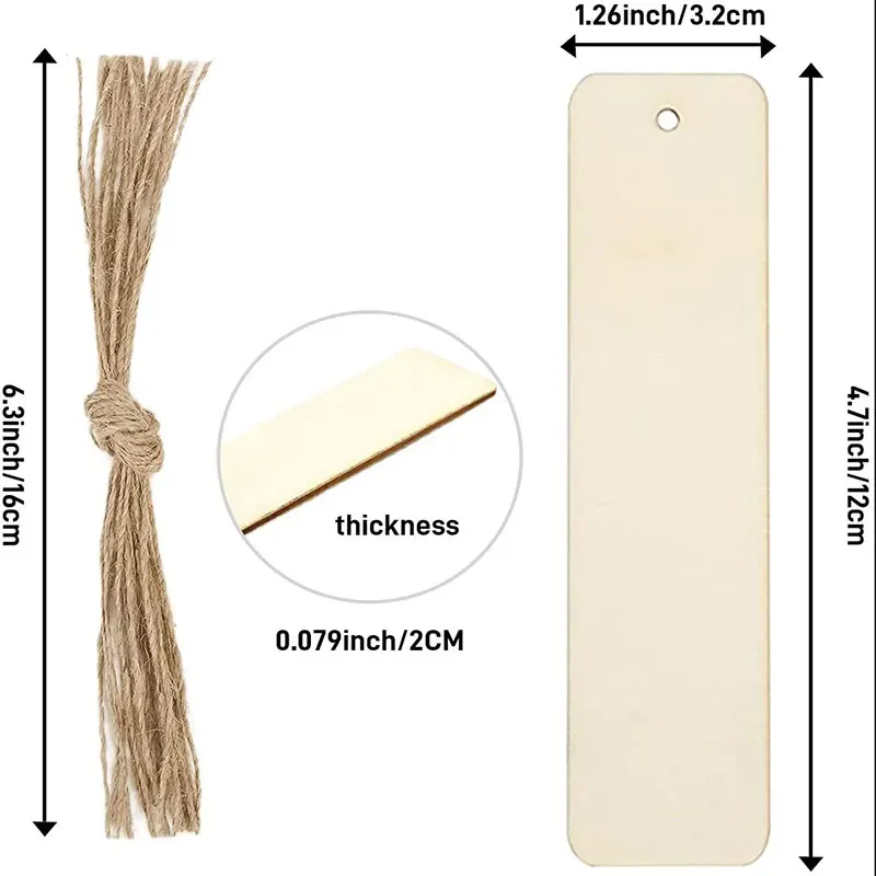 5/10/20Pcs 12cm Unfinished Woo – Oud Wood Chip Bewertung und Preis