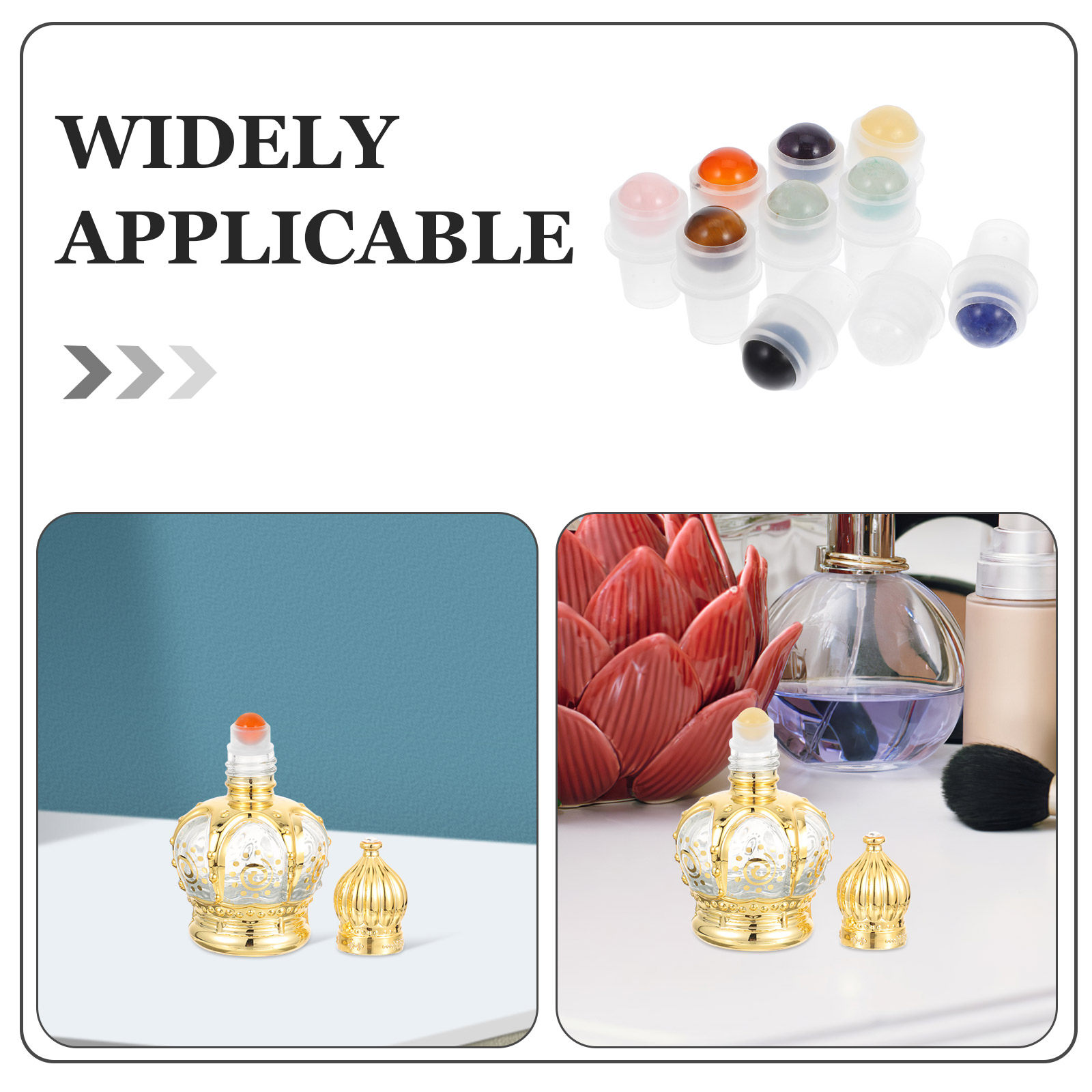 10Pcs Jade Roller Ball Inserts – On Perfume & Fragrance Kota Bogor Bewertung und Preis