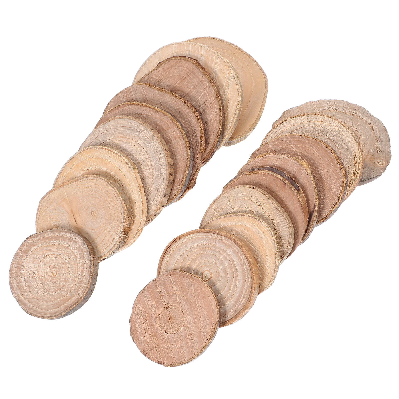 18Pcs Tree Trunk Decoration Na – Oud Wood Chip Bewertung und Preis