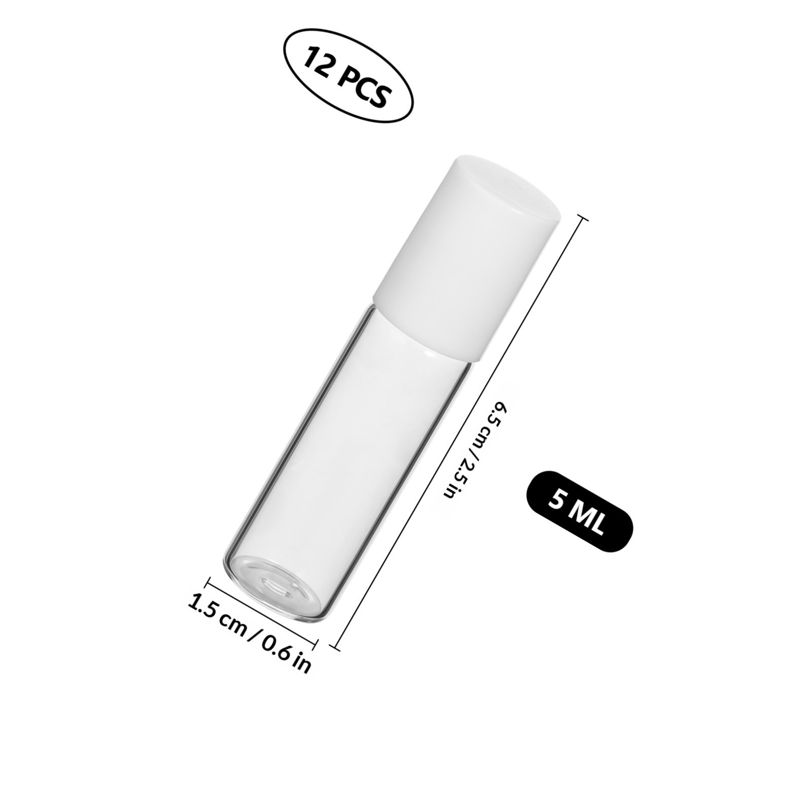 12Pcs 5Ml Glass Essential Oil  – On Perfume & Fragrance Kota Bogor Bewertung und Preis