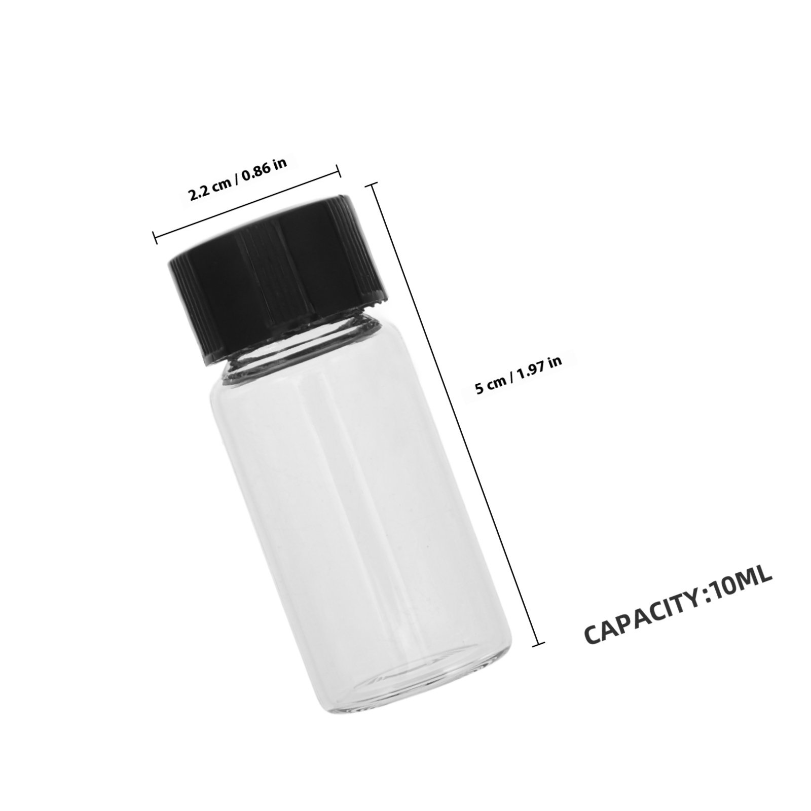 100Pcs 10Ml Clear Glass Vials  – Perfume Fragrance Lab Bewertung und Preis