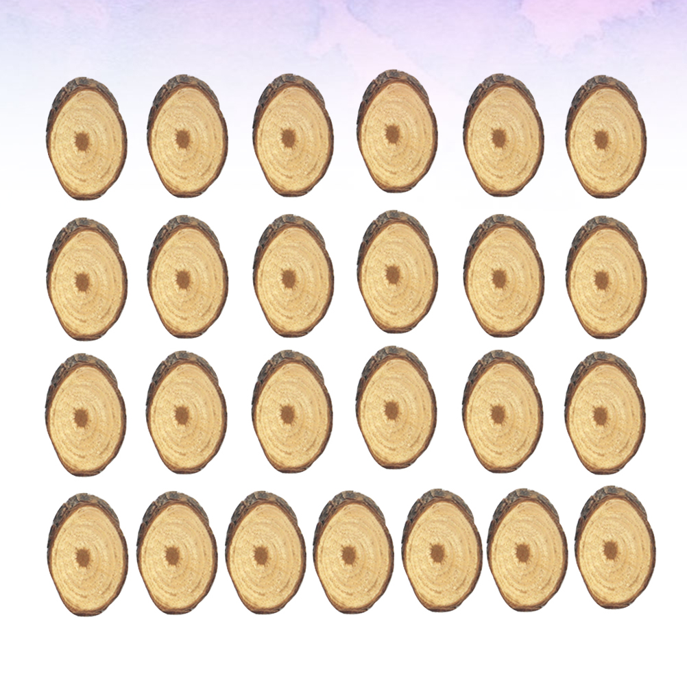25Pcs Oval Wood Slices Premium – Oud Wood Chip Bewertung und Preis