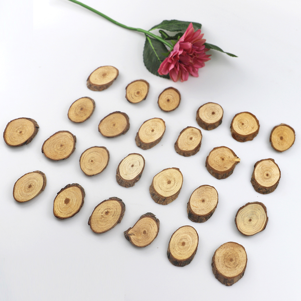 25Pcs Oval Wood Slices Premium – Oud Wood Chip Bewertung und Preis