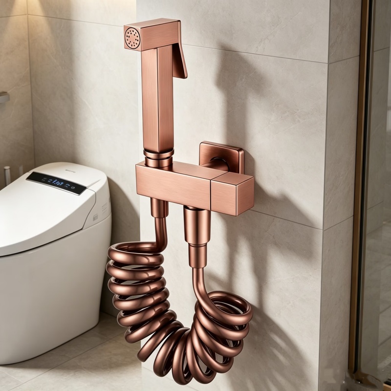 Rose Gold Brass Bidet Faucet S – Rose Water Spray Bewertung und Preis