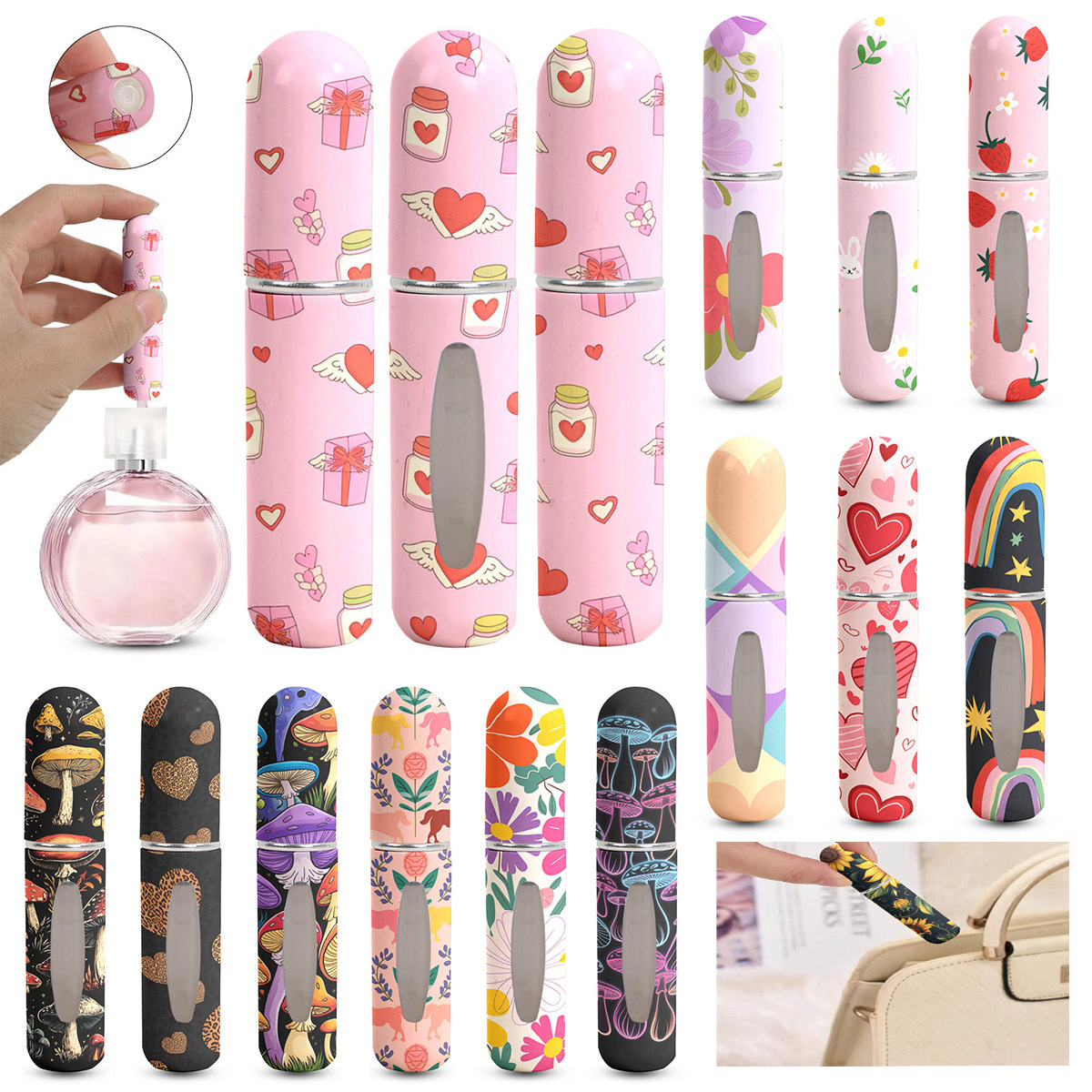 1/3pcs Portable Travel Perfume – Fragrance Atomizer Pump Bewertung und Preis