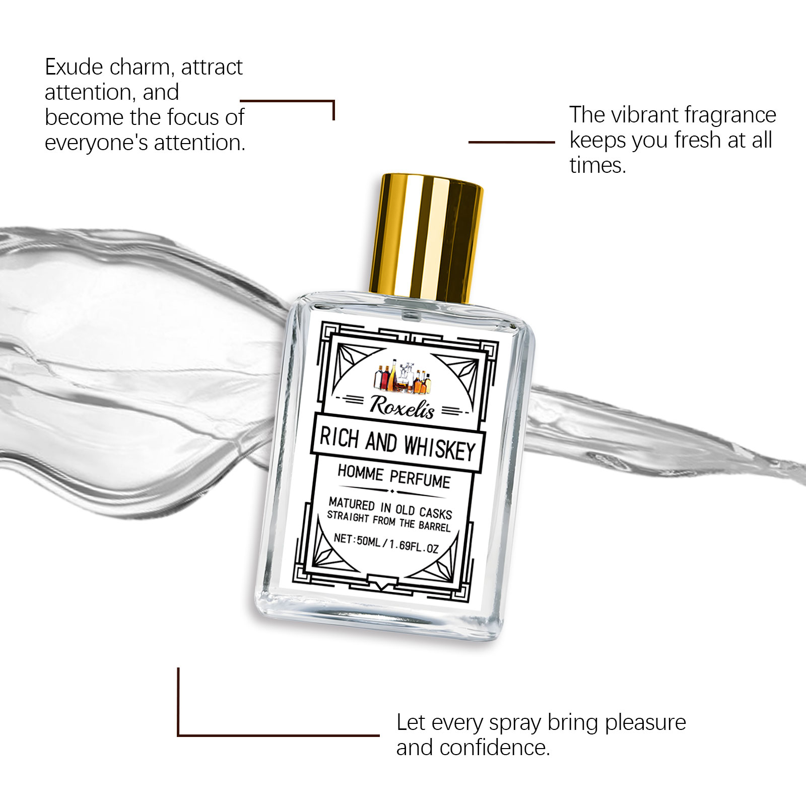 Roxelis 50ml Charm Whisky Men' – Perfume Adrien Fragrance Bewertung und Preis