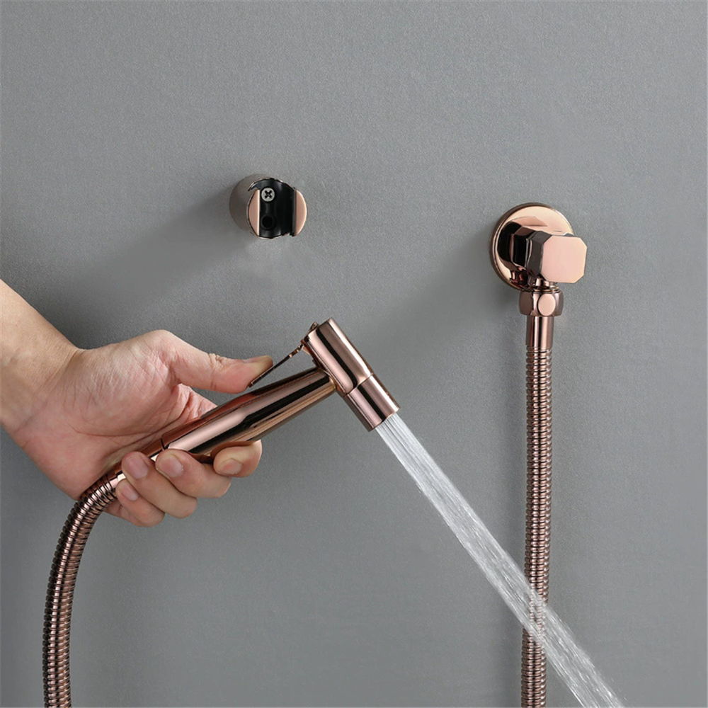 Brushed Gold Toilet Bidet Fauc – Rose Water Spray Bewertung und Preis